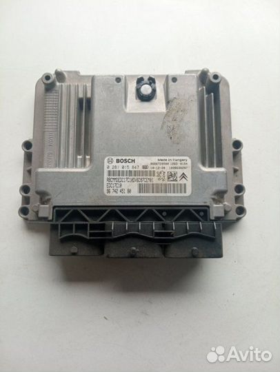 Электронный блок управления двигателем Peugeot