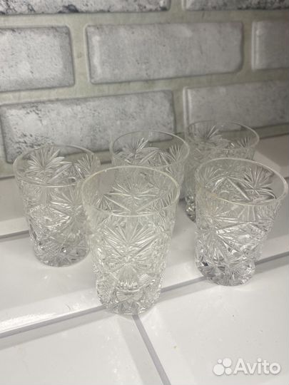 Хрустальные стопки