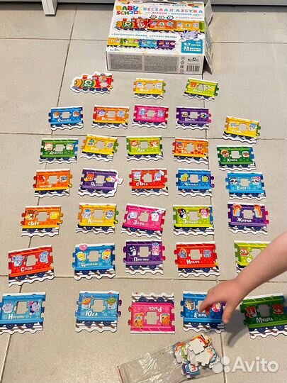 Пазл веселая азбука 0+