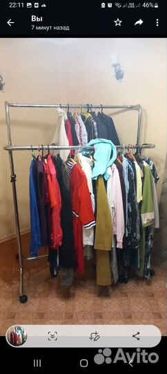 Вешалка напольная металлическая