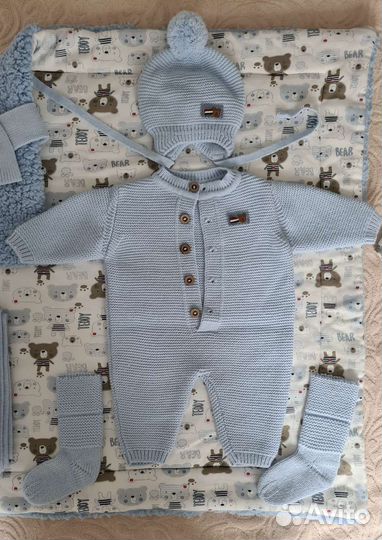 Конверт/ комплект на выписку, осень-весна