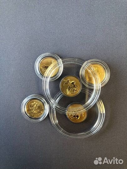 Золотая монета Георгий Победоносец 25 р 2023г