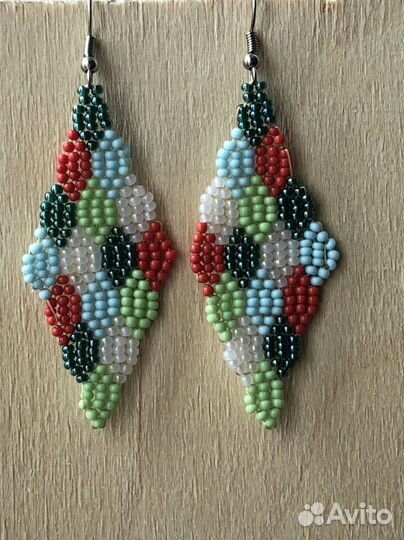 Серьги ручная работа