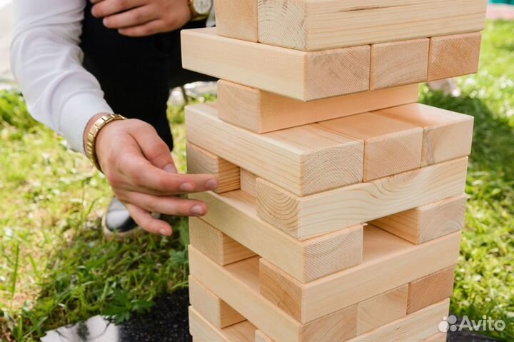 Гигантская дженга (аренда)