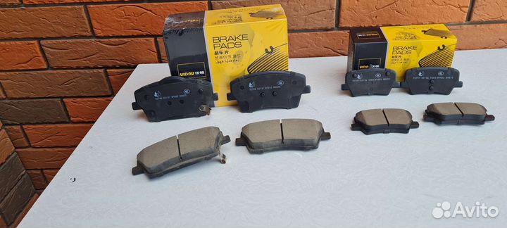 Колодки geely tugella пер+зад