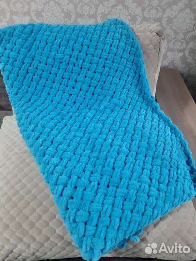 Плед детский вязаный ручная работа