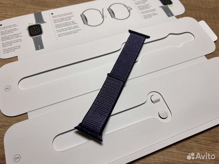 Фиолетовый Sport Loop Apple Watch оригинал 3840-41
