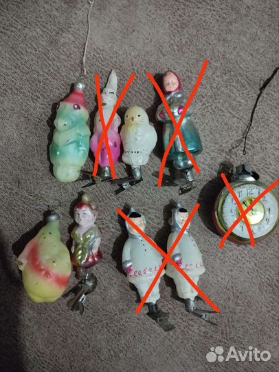 Елочные игрушки СССР