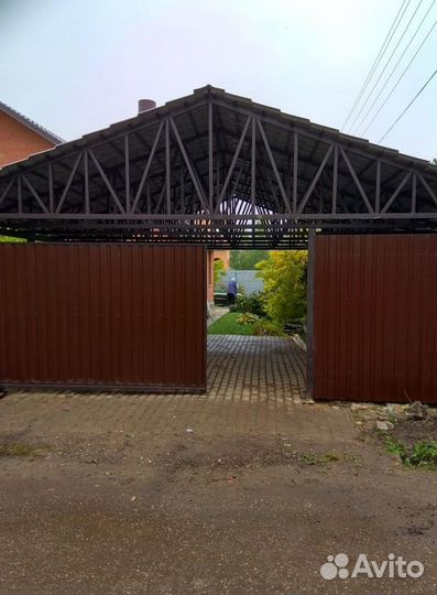 Навес 10 на 10 метров