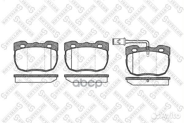 278 011SX 267 11FDB520 колодки дисковые п. La