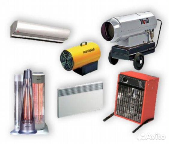 Тепловые завесы, электрические пушки