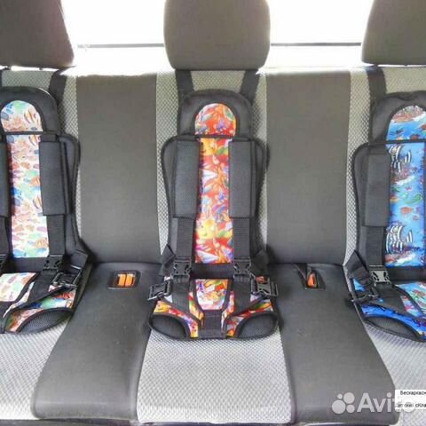 Автокресла бескаркасные 9-36кг