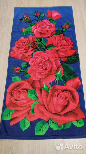 Полотенца большие Цветы