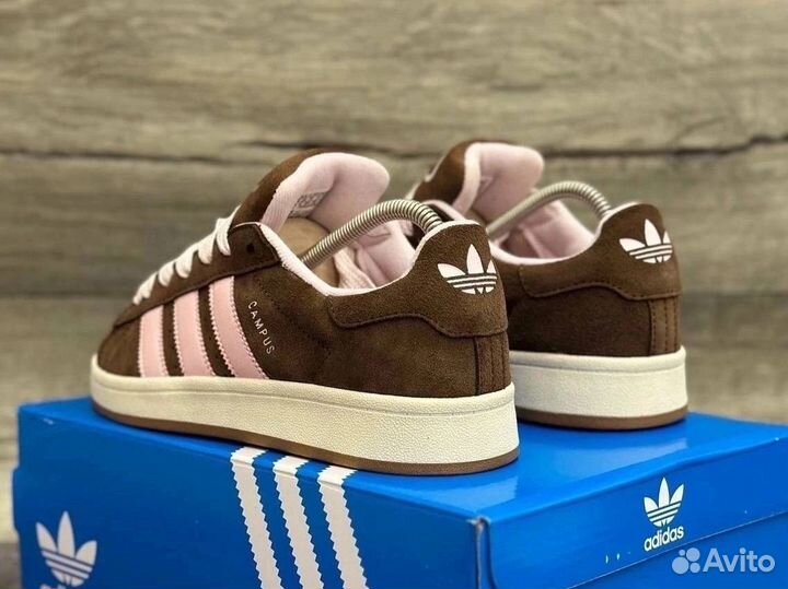 Adidas campus 00s коричневый