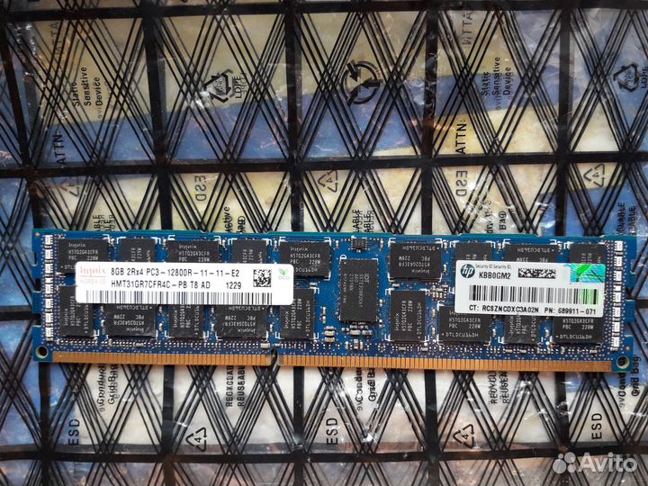 DDR 3-12800 8 Gb серверная для Lga-2011;1356:1366