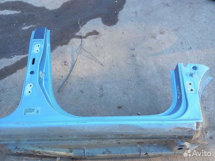 Правый порог кузова Шевроле кобальт