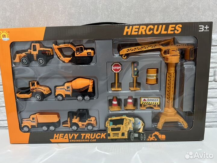 Строительная техника игрушки набор машинок
