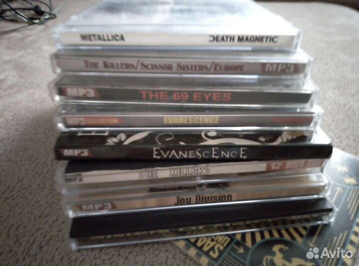 CD диски рок, метал, готика, альтернатива