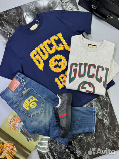 Футболка/джинсы/кеды Gucci