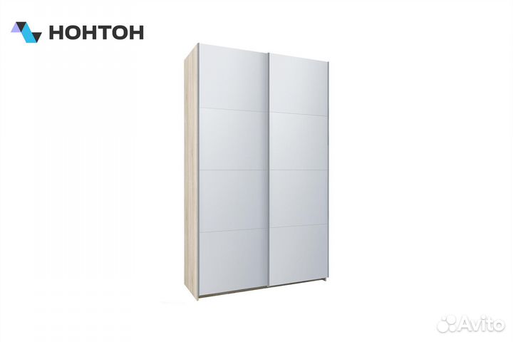 Шкаф-купе Fortune-16 1.4 м тип 1 сонома / белый