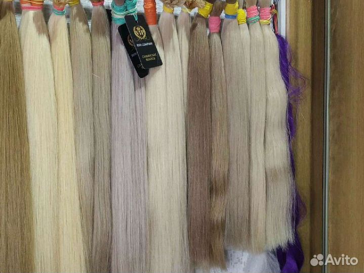 Волосы на капсулах для наращивания