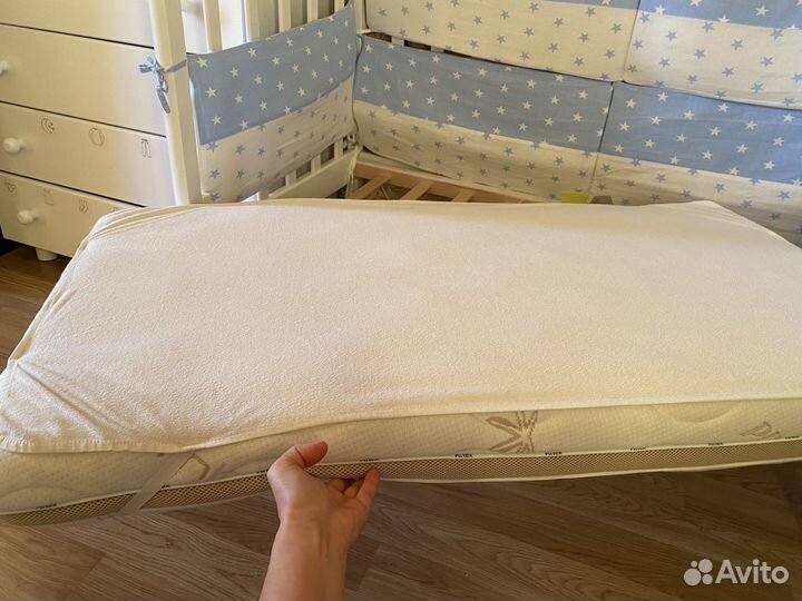 Кроватка детская из березы