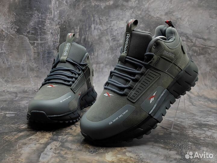 Мужские зимние кроссовки с мехом reebok