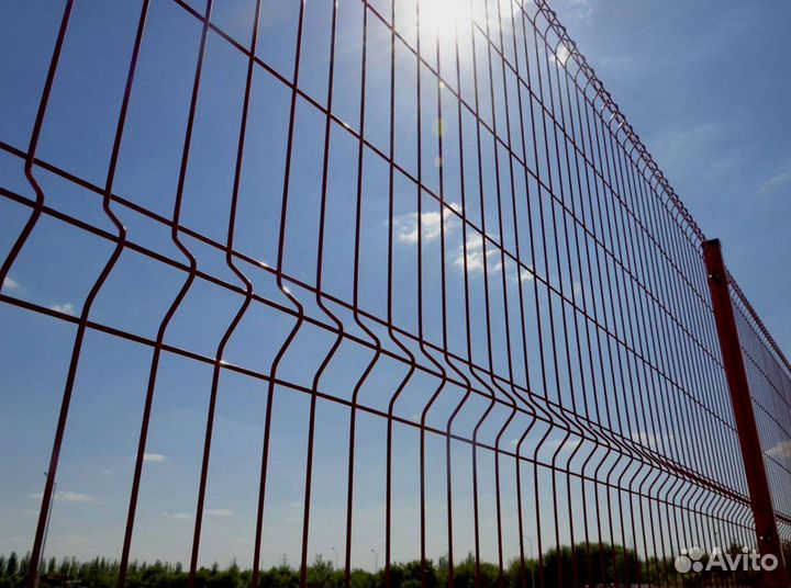 3Д сетка гиттер для забора