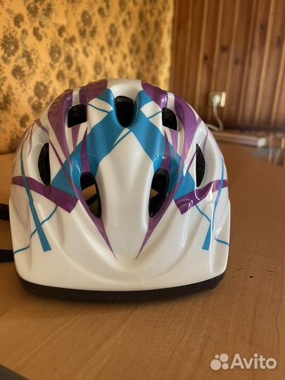 Велошлем детский с налокотниками и наколенниками