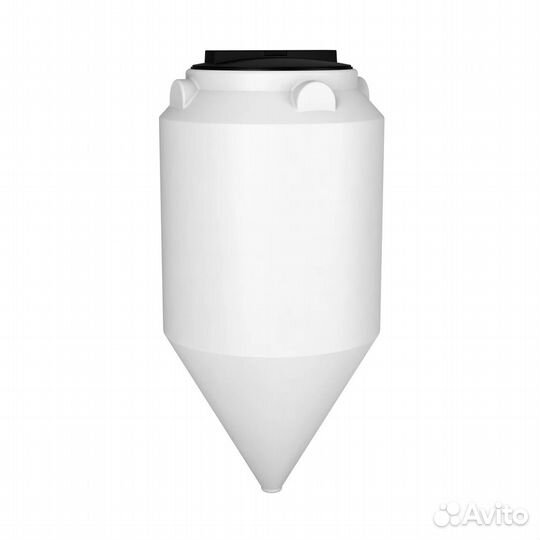 Емкость конусная пластиковая с полным сливом