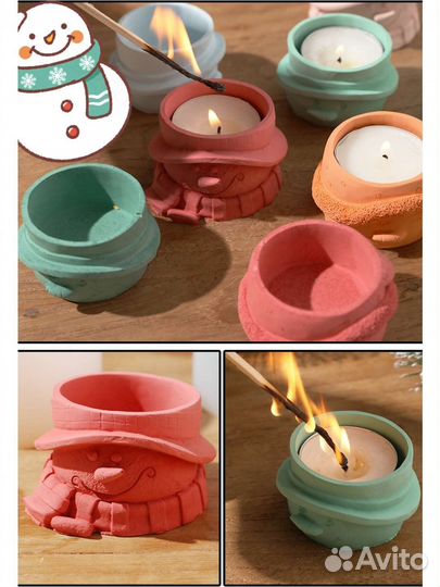 Новогодние подсвечники