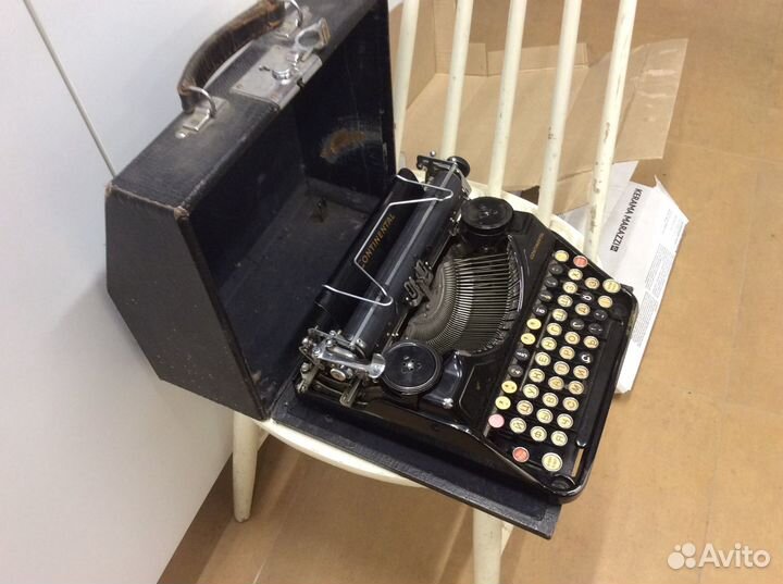 Печатная машинка continental антикварная