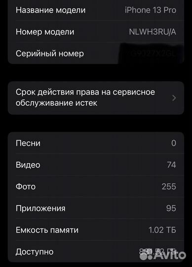 iPhone 13 Pro, 1 ТБ