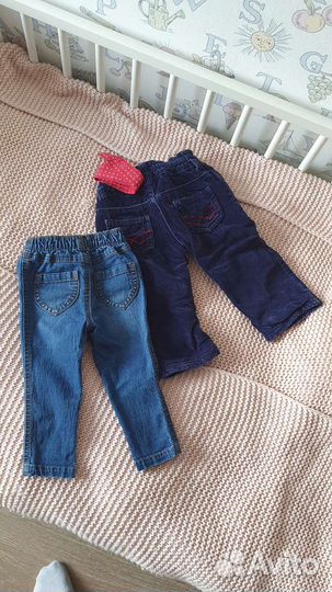 Вещи пакетом для девочки 80см