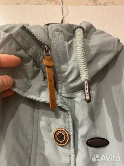 Куртка парка зимняя в зорошем состоянии