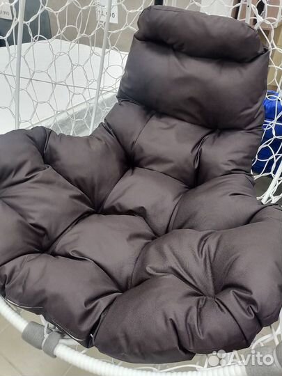 Кресло кокон подвесное с ротангом полный комплект