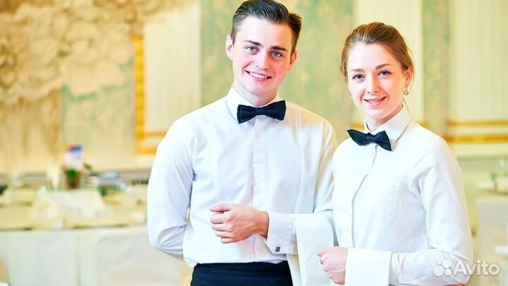 Официант с проживанием Адлер