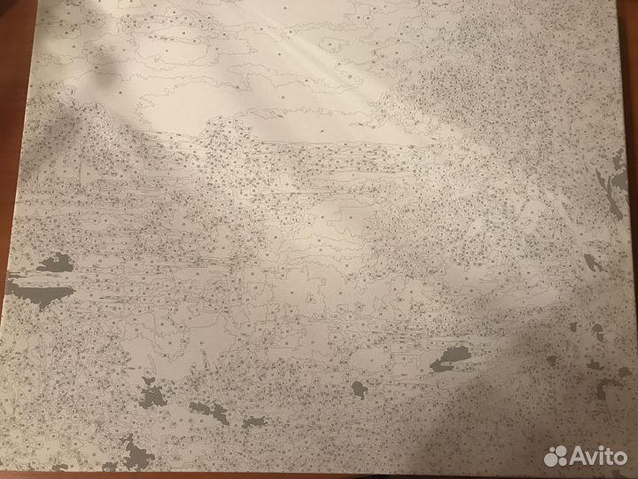 Картина по номерам Белоснежка (только холст)