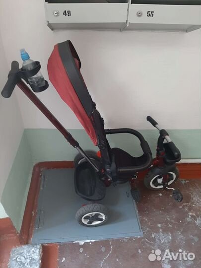 Детский велосипед с родительской ручкой