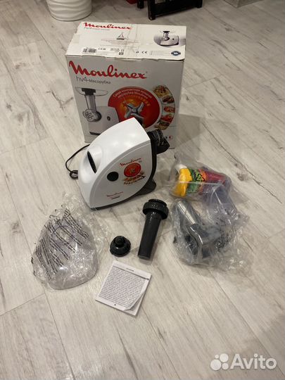 Мясорубка moulinex 10 в 1, с овощерезкой