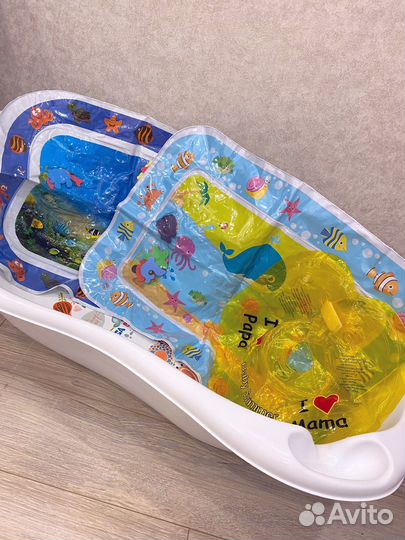 Ванночка для купания принадлежности и круг