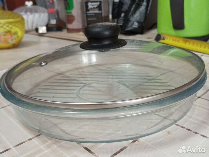 Стеклянная тарелка для печки