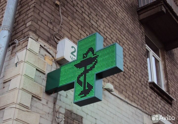 Аптечный крест Светодиодный