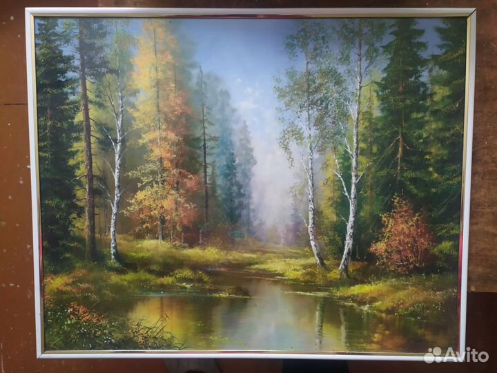 Картина репродукция в раме 45-55