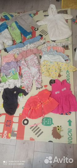 Одежда для новорожденных пакетом 56- 68