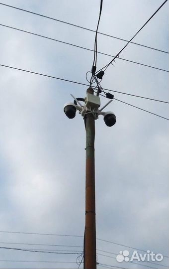 Установка камер видеонаблюдения