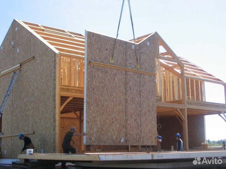 Строительство домов из сип панелей от 20900 за кв