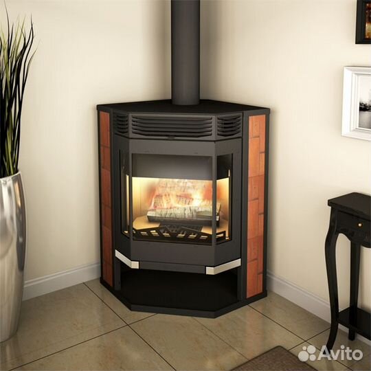 Печь камин угловой Мета Амур 12 (до 120 м2)