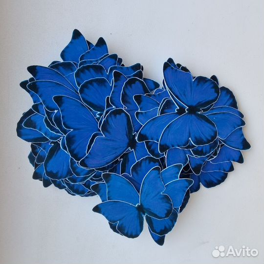 Бабочки для букета вырезанные 90шт