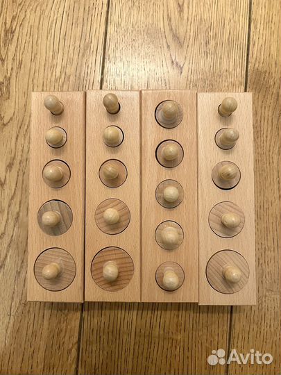 Сортер цилиндры Монтессори